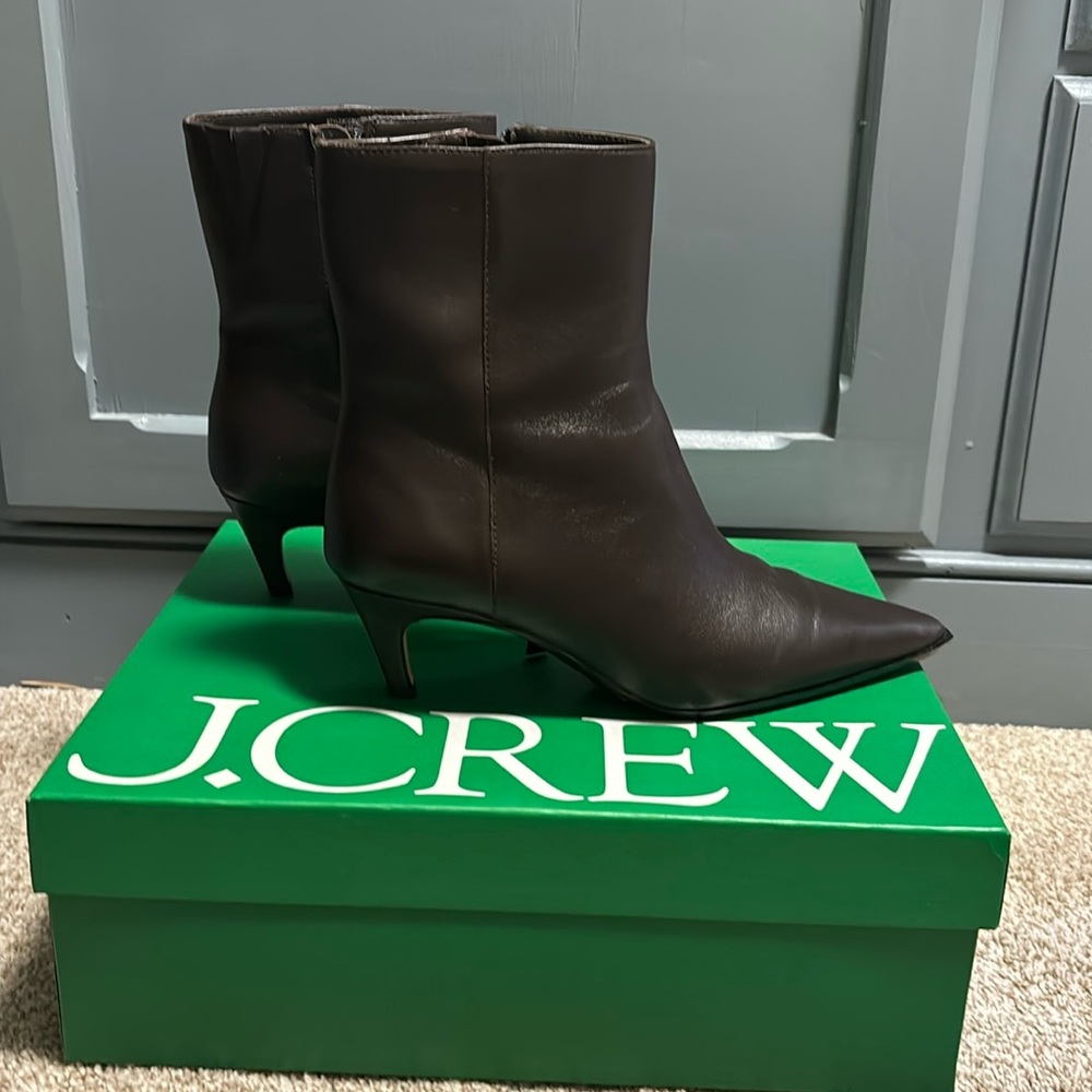 New Stevie ankle boots in Cocoa Berry leather